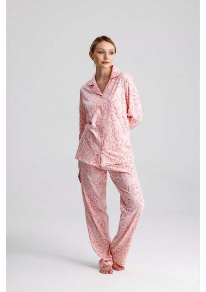 Pamuklu Pijama Takımı 5008