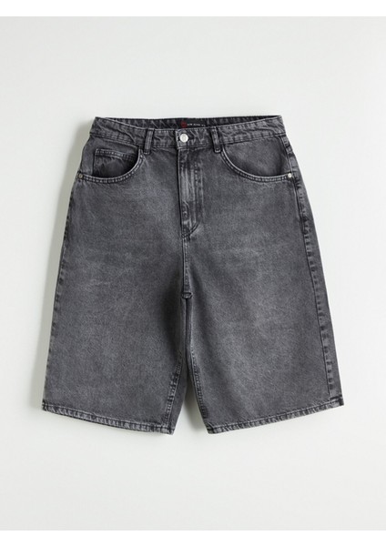 Yeni Sezon Rahat Kalıp Erkek Jean Şort indirimleri