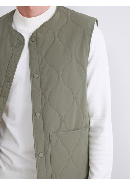 Yeni Sezon Standart Kalıp V Yaka Erkek Şişme Yelek modelleri