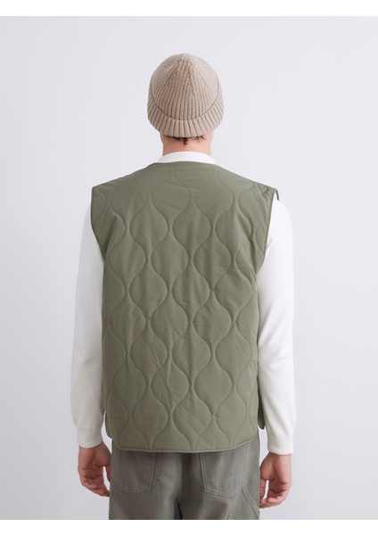 Yeni Sezon Standart Kalıp V Yaka Erkek Şişme Yelek indirimleri