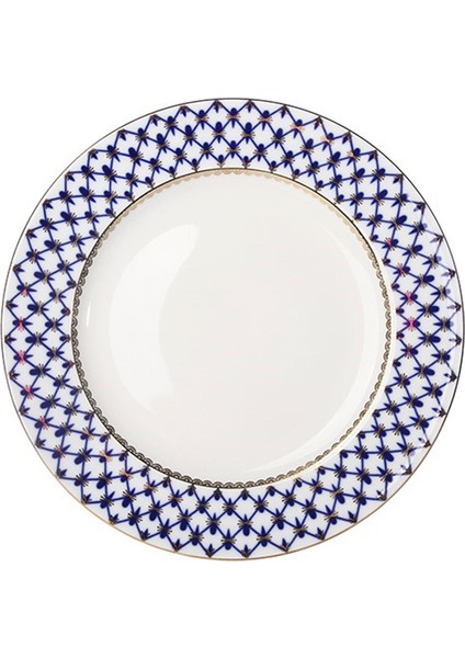 Genç Cobalt Net Mavi Porselen Servis Tabağı 30 cm