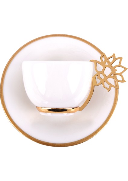 Lotus Exclusive Porselen 2li Kahve Fincanı Seti modelleri