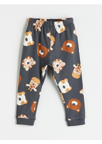 Yeni Sezon Hayvan Baskılı Erkek Bebek Pijama Takımı fırsatları