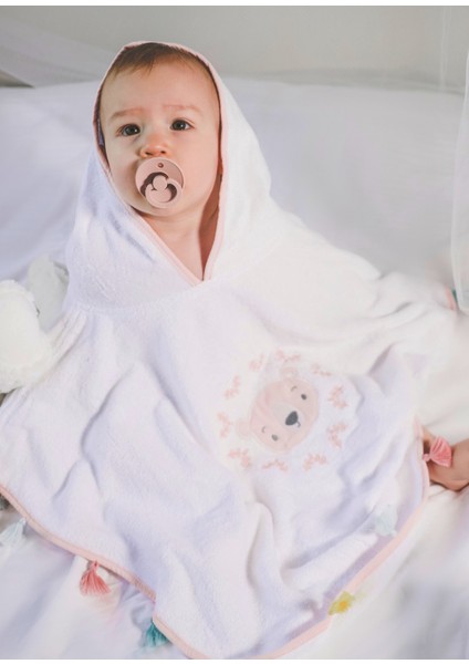 Teddy Bear Bambu Unisex Bebek ve Çocuk Panço Havlu modelleri