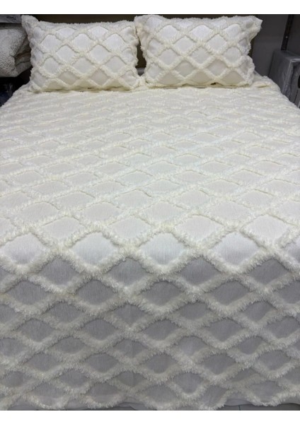 Iskandinav Eva 3 Parça Çift Kişilik Yatak Örtüsü