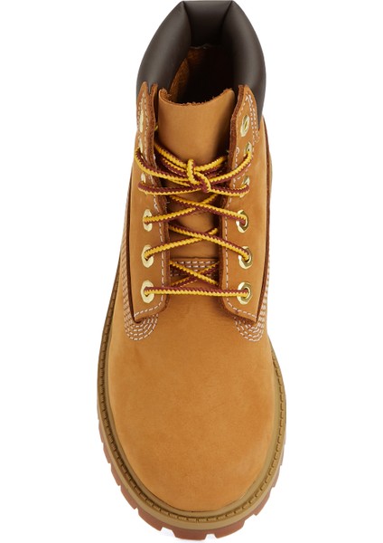 Premium 6 Inch Camel Unisex Çocuk Deri Bot fırsatları