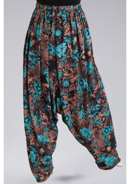 Kışlık Viskon Şalvar - Gabardin Viskon Kadın Şalvar Standart Beden fırsatları