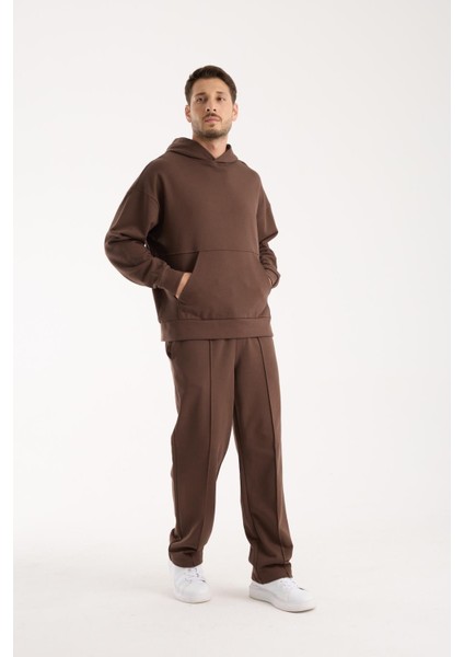%100 Pamuk Premium Kalite Oversize Kapüşonlu Sweatshirt - Kanguru Cepli Hoodie indirimleri