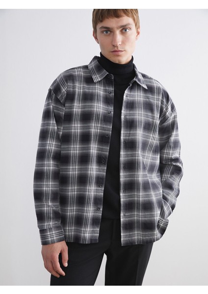 Yeni Sezon Regular Fit Uzun Kollu Ekose Erkek Oduncu Gömlek