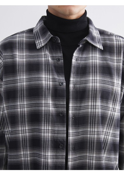 Yeni Sezon Regular Fit Uzun Kollu Ekose Erkek Oduncu Gömlek modelleri