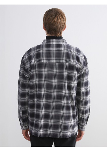 Yeni Sezon Regular Fit Uzun Kollu Ekose Erkek Oduncu Gömlek fırsatları