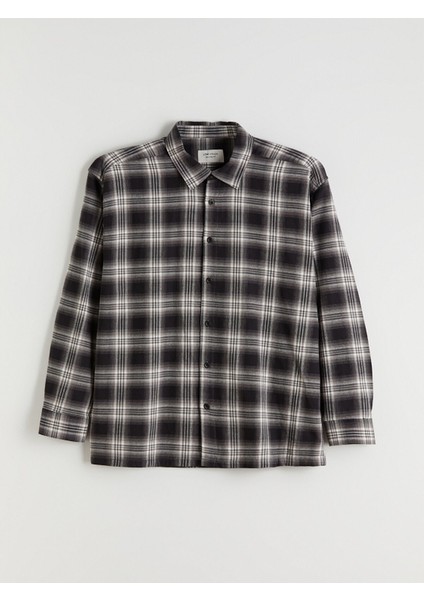 Yeni Sezon Regular Fit Uzun Kollu Ekose Erkek Oduncu Gömlek indirimleri