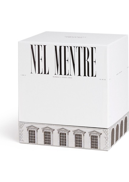 Nel Mentre Siyah Beyaz 1020 gr Kokulu Mum modelleri