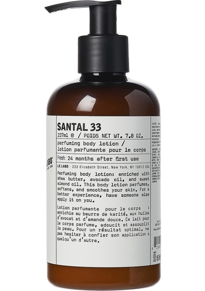 Santal 33 - Parfümlü Vücut Losyonu