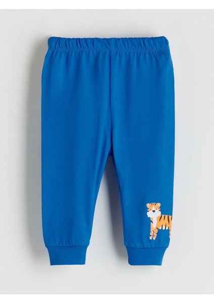 Yeni Sezon Bisiklet Yaka Erkek Bebek Sweatshirt ve Eşofman Alt 2'li indirimleri