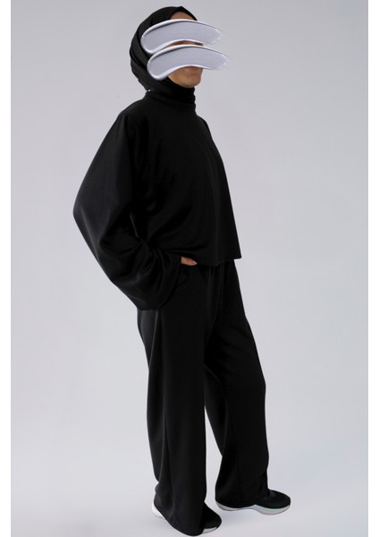 Mevsimlik Crop Pantolon Takım- Mevsimlik Kumaş Crop& Düz Paça Cepli Pantolon Kadın Takım