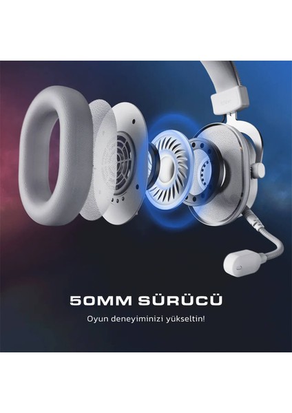 H6 Rgb 7.1 Ampligame Mikrofonlu Oyuncu Kulaklığı fırsatları