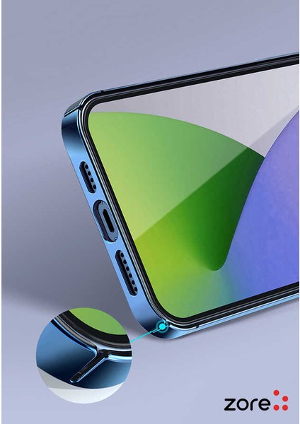 iPhone 11 Kılıf N7TH Pixel Kapak-Açık Yeşil modelleri