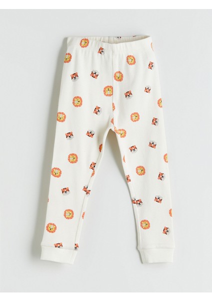 Yeni Sezon Bisiklet Yaka Baskılı Erkek Bebek Pijama Takımı indirimleri