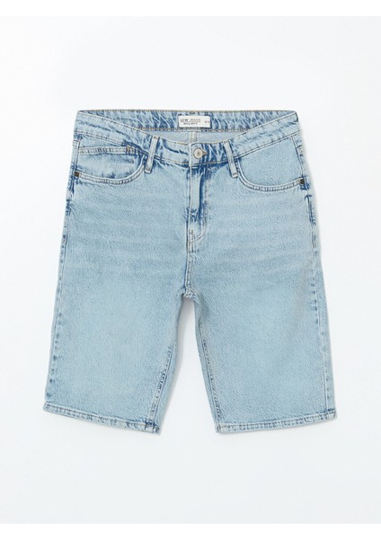 Yeni Sezon Standart Kalıp Erkek Jean Şort indirimleri