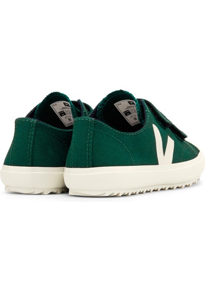 Yeşil Logolu Unisex Çocuk Organik Pamuk Sneaker modelleri