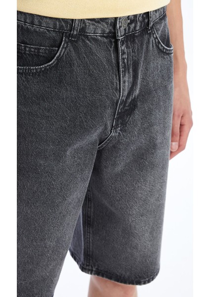 Yeni Sezon Rahat Kalıp Erkek Jean Şort modelleri