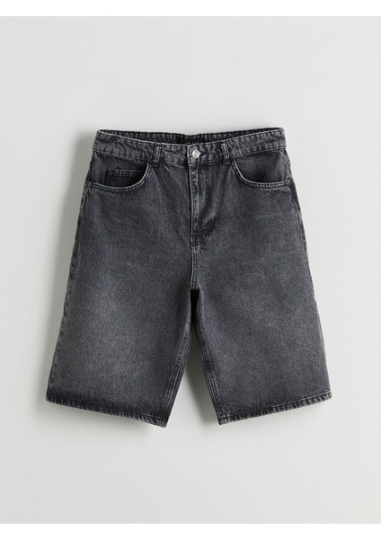 Yeni Sezon Rahat Kalıp Erkek Jean Şort indirimleri