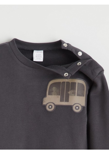 Yeni Sezon Bisiklet Yaka Erkek Bebek Sweatshirt ve Eşofman Alt 2'li fırsatları