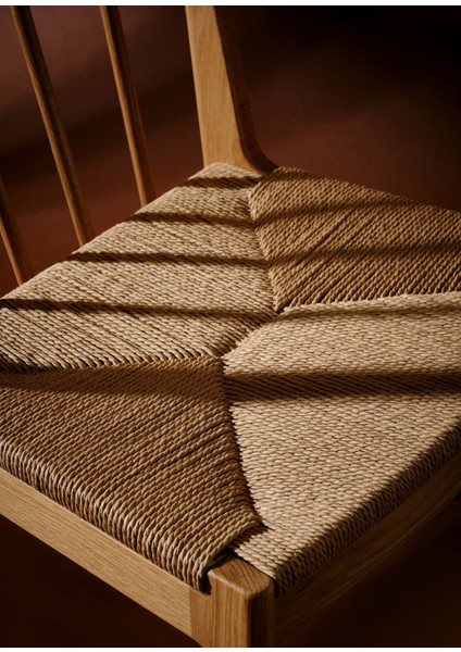 Viking Natural Meşe Ip Örgülü Yemek Odası Sandalyesi fırsatları