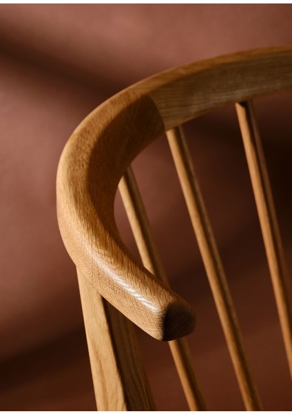 Viking Natural Meşe Ip Örgülü Yemek Odası Sandalyesi