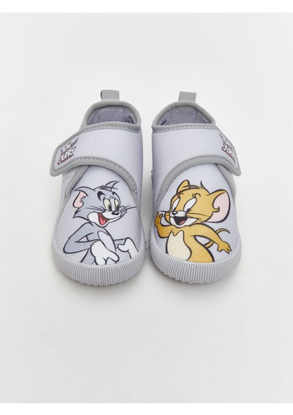 Yeni Sezon Tom & Jerry Baskılı Erkek Bebek Panduf modelleri