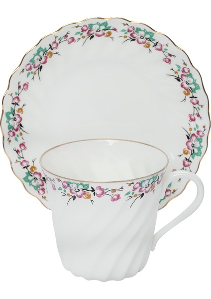 Spring With Edging Porselen Kahve Fincanı fiyatları