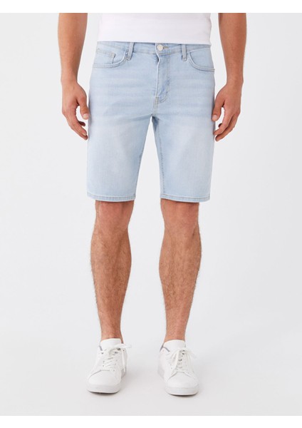 Yeni Sezon Slim Fit Erkek Jean Şort modelleri