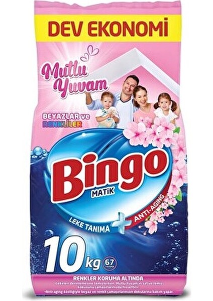 Matik Toz Deterjan Renkliler ve Beyazlar Mutlu Yuvam 10 kg fiyatları