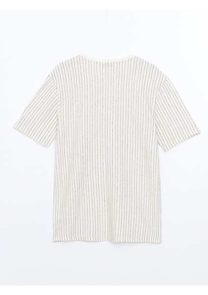 Yeni Sezon Bisiklet Yaka Kısa Kollu Çizgili Erkek Tişört fiyatları