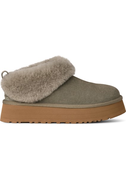 Deri Deri Koyu Yeşil Kadın Bot 1171393