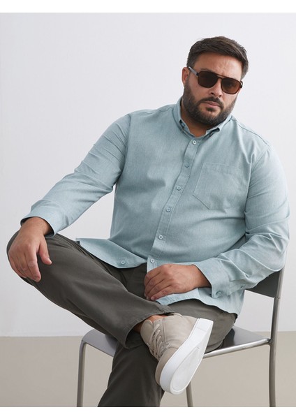 Yeni Sezon Regular Fit Uzun Kollu Gabardin Erkek Gömlek fiyatları