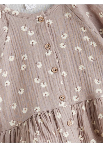 Yeni Sezon Bisiklet Yaka Kız Bebek Müslin Gömlek ve Pantolon modelleri