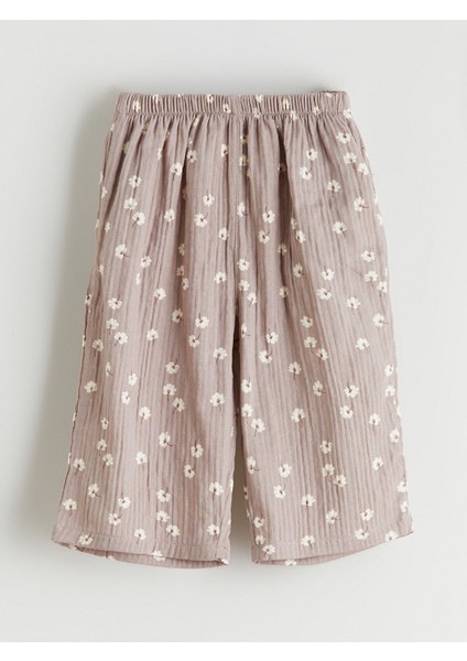 Yeni Sezon Bisiklet Yaka Kız Bebek Müslin Gömlek ve Pantolon indirimleri