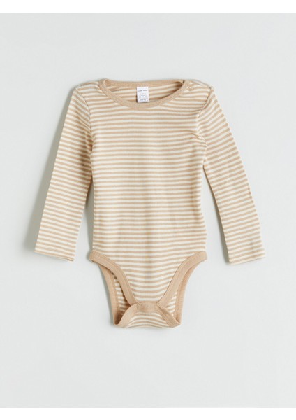 Yeni Sezon Çizgili Erkek Bebek Çıtçıtlı Body 2'li fiyatları