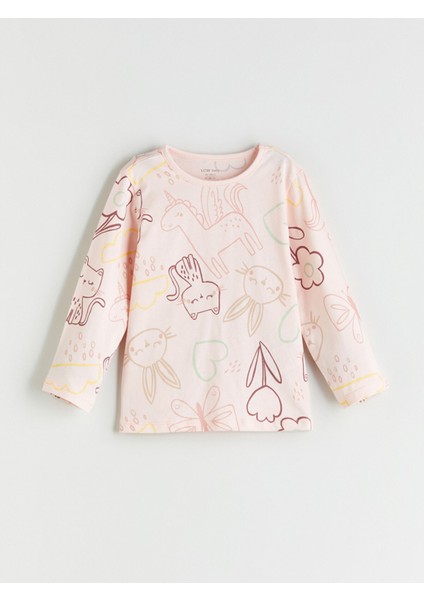 Yeni Sezon Baskılı Kız Bebek Pijama Takımı 2'li fiyatları