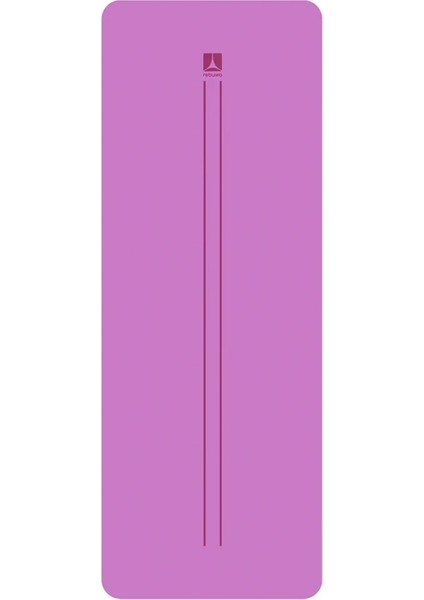 Çift Çizgi Tasarımlı 5mm Doğal Kauçuk Yoga Matı – Kaydırmaz Pilates ve Egzersiz Matı fiyatları