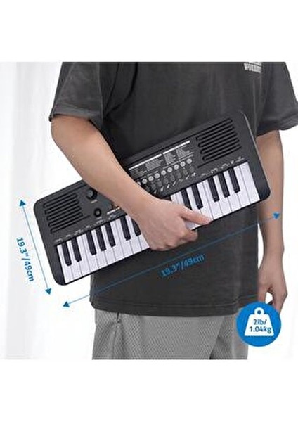 Sapphire MK-1537 37 Tuş Hassasiyetli Org (Adaptör Hediye) - Siyah fırsatları