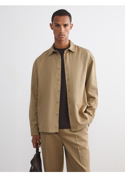 Yeni Sezon Slim Fit Uzun Kollu Erkek Gömlek