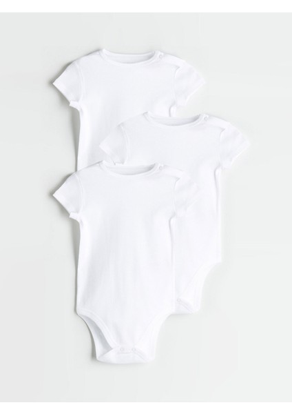 Yeni Sezon Basic Erkek Bebek Çıtçıtlı Body 3'lü