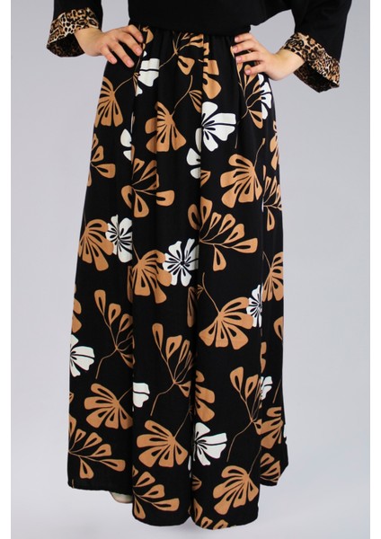 8 Parçalı Standart Beden Viskon Kumaş Kadın Uzun Etek- Namaz Eteği/ Günlük Kullanıma Uygun modelleri