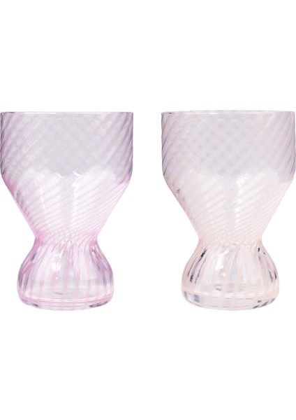 Twisted Pinks Kristal 2'li Kadeh Seti