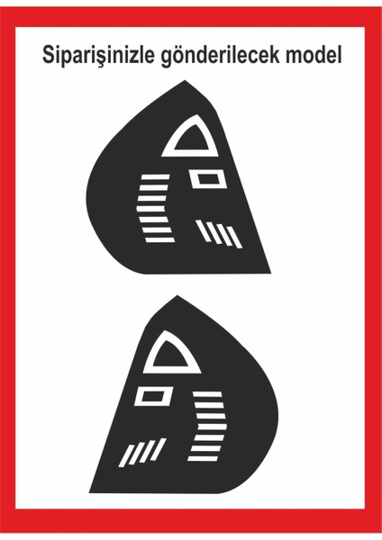 Renault Clio 2 Sedan Stop Farı LED Görünümlü Folyo Kaplama - Stop Kaplama -Model 2 fiyatları