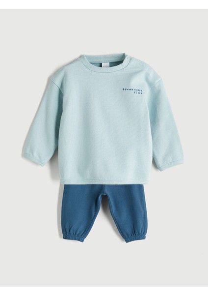 Yeni Sezon Erkek Bebek Sweatshirt ve Eşofman Alt 2'li fiyatları