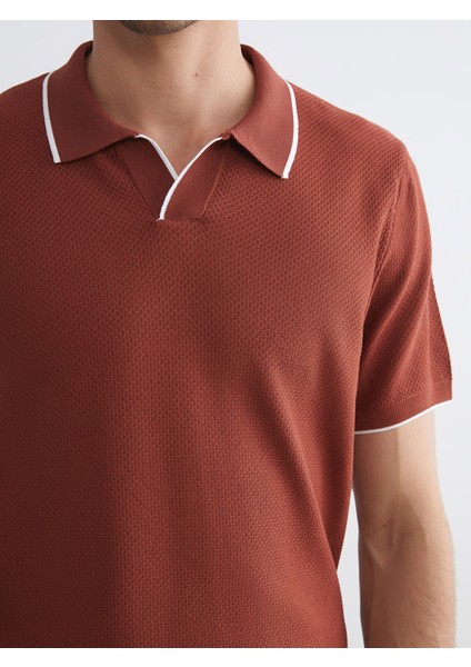 Yeni Sezon Polo Yaka Kısa Kollu Erkek Triko Kazak modelleri